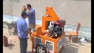 Hydraform type interlocking block machine