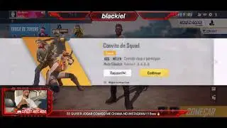🔴 BLACKIEL JOGANDO FREEFIRE COM OS INSCRITOS !