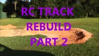 BackYard RC Track Build DIY Series: #2 BANK BUILDUP AND JUMP LAYOUT