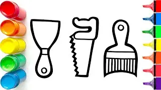 How to Draw Carpenter Tools | Easy Step by Step Tutorial
