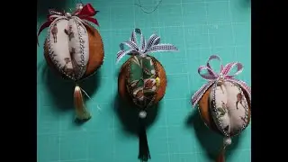 Tutorial: Hacer bolas de navidad de tela