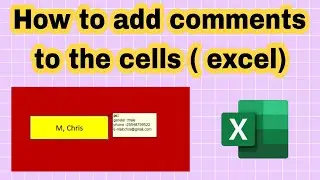 how to add comments to the cells
