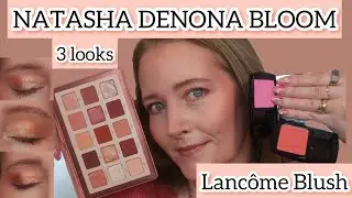 Natasha Denona BLOOM EYESHADOW PALETTE 3 looks & New Lancôme L'Absolu Blush Subtil blusher