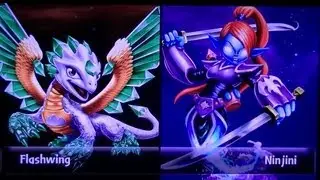 SKYLANDERS GIANTS JADE FLASHWING VS NINJINI