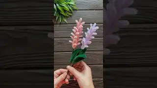 How to Make Lavender from Chenille Wire DIY Pipe Cleaner Flowers