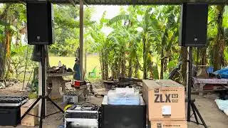 Sound test EV ZLX G2 with single subwoofer 