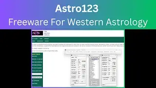 (G1) Freeware for Astrology | Best Free Tools for Chart Reading & Learning