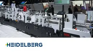 drupa 2016: Diana (folding carton gluing machine)