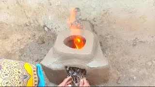 How To Make Clay Stove Mud Chulha Making At Home | Primitive Technology Mud Chulha Design