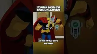 Ironman Tours The Avengers Mansion 🤯  #marvel #avengers #ironman
