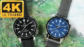 Yema &ndash; Navygraf Super Compressor, In-House French Diver with a Functional Spring-Loaded case back!