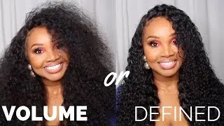 HOW TO DEFINE YOUR CURLS ON FULL LACE FRONTAL WIG