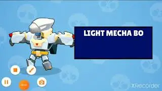 Brawl stars| Unlocking new light mecha bo skin|  OP skin 🔥🔥
