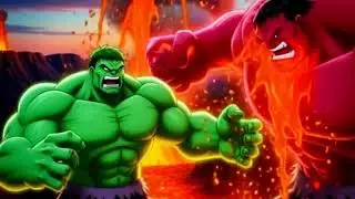 Hulk vs red hulk story fight 