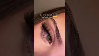 The most natural contact lens on brown eyes 😍😍 | MYEYEBB Review #colorcontactlenses