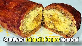 Мясной рулет с перцем халапеньо по-юго-западному | Копченое, сырное и острое совершенство!