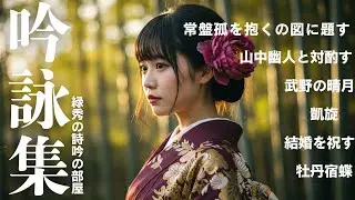 吟詠集＃常盤弧を抱くの図に題す＃山中幽人と対酌す＃武野の晴月