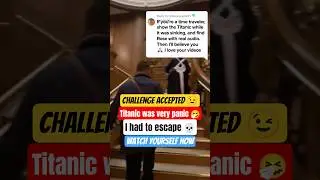 Titanic rare footage 🤫 #titanic #timetraveler #historicevent #explore