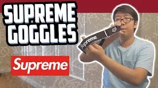 SUPREME x FOX GOGGLES UNBOXING!