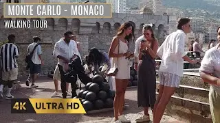MONTE CARLO, MONACO - 4K WALKING TOUR - TRAVEL 2023