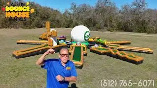 9 Hole Mini Golf Experience Rental - Austin Bounce House Rentals | Party Rentals in Austin Texas!