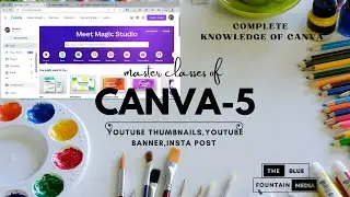 Canva 5 youtubr,facebook,instagram,youtube banner || How to create
