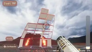 Earthquake physics + realistic building Destruction