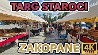 🔴Zakopane TARG STAROCI, zobacz co można tu upolować! 4K❗2024.09.19 ASMR