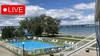ENDED Mackinac Bridge Camera from the Riviera Motel in Mackinaw City