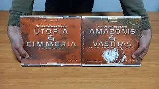 Unboxing delle mappe di Terraforming Mars: Amazonis & Vastitas e Utopia & Cimmeria