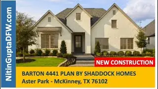 Barton Plan by Shaddock Homes in Quail Hollow in Rockwall, TX | Rockwall ISD Homes for sale.