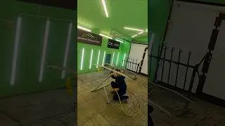 рейлинги в серебро. АвтомастерскаяBAV