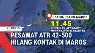 Detik-detik Pesawat ATR 42-500 Rute Yogyakarta-Makassar Hilang Kontak di Maros