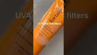 Foxtale Glow Sunscreen ✨ #skincare #shorts #sunscreen #beauty #skincarereview #spf #foxtale