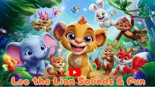Cute Forest Animals | Leo the Lion Sounds & Fun | Cheery Nursery Rhymes & Kids