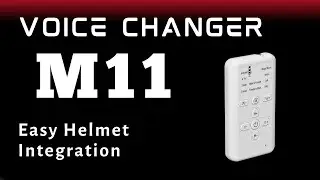 M11 Mini Voice Changer for costumes (Reverb or Male/Female) Fit it in your Mask/ Helmet! #cosplay