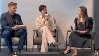 BTS RM / Namjoon First Talk Session at Samsung Art TV Exhibition in Switzerland