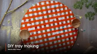 How to Make a DIY Wooden Tray | Round MDF Board Tray Tutorial + Wedding & Dice Tray Ideas #diy