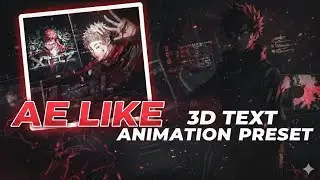 AE LIKE 3D TEXT IN NODE VIDEO | NODE VIDEO EDITING | PRESET