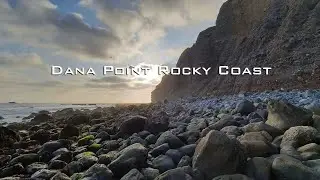 DANA POINT , BABY BEACH,ROCKY COAST WALK .4k