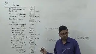Cost Sheet ~ Reverse Calculations [Cost Accounting] ~ For B.Com/M.Com/CS