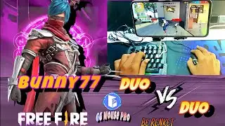 GG Mouse Pro GamePlay BR Renket 🎮 !With Handcam And Keyboard mouse 🔥🔥
