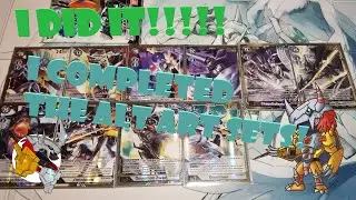 Digimon BT5 Completed ALT Artwork Sets!!!