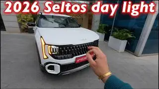 KIA Seltos Day Light 2026, детальный обзор, белый цвет 🔥 @IndianTorque