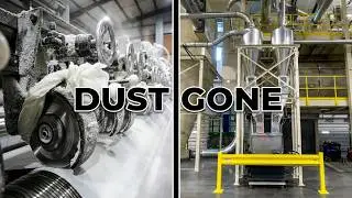 Tissue Paper Dust Collection System | Trim Removal for Tissue Mills by ERS