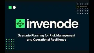 First look of Invenode's Scenario planning software demo