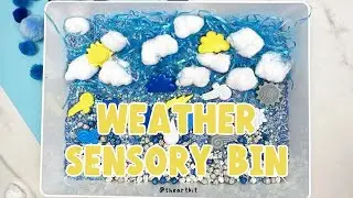 🌦️ Weather Sensory Bin for Kids | Fun and Easy Hands-On Learning Activity!