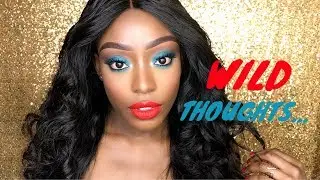 RIHANNA WILD THOUGHTS INSPIRED MAKEUP (TALK THROUGH)