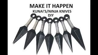 MIH &ndash; DIY KUNAI&rsquo;S (NINJA KNIVES) &ndash; PROPS