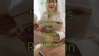 Tips for Memorising & Revising for Exams  | Life Skills - Shorts | Youngrush.com